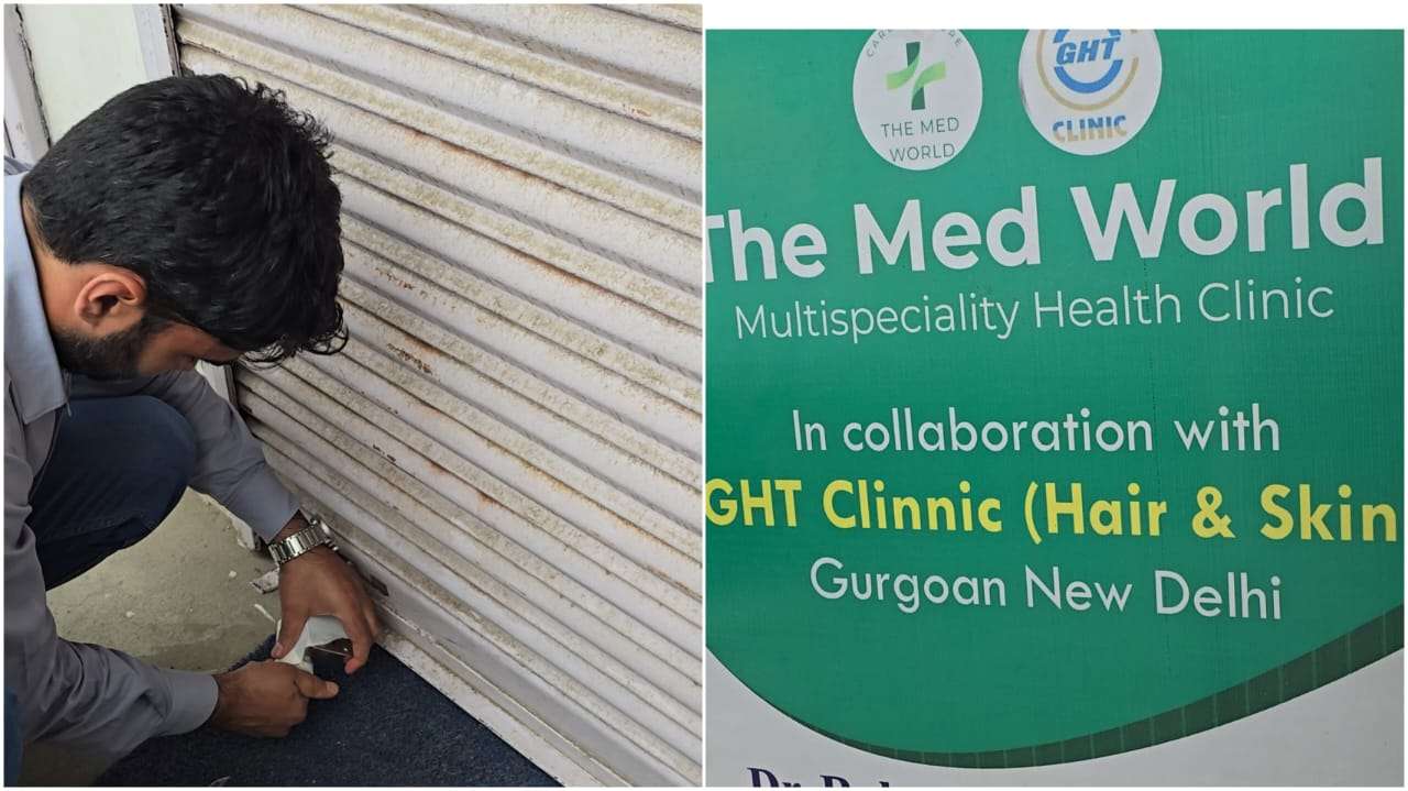 Health officials seal clinic without registration in Sgr