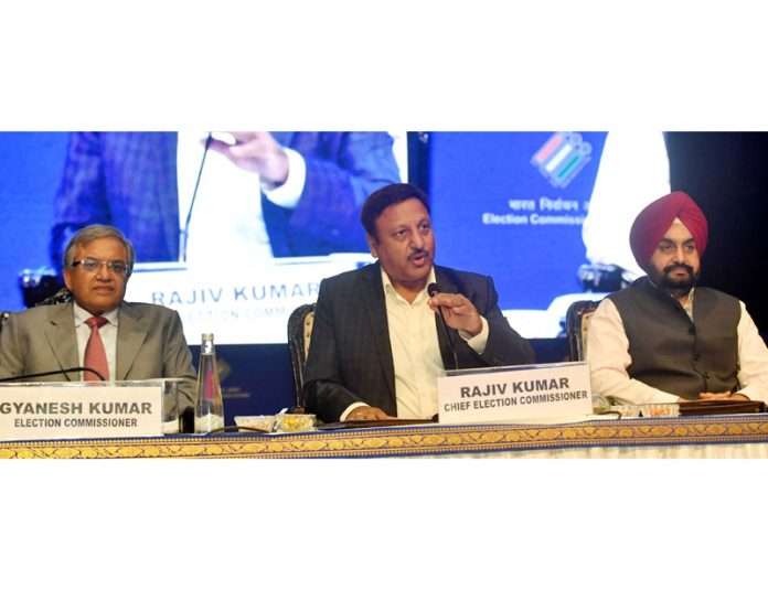 Certain forces trying to disrupt election process in J&K: CEC