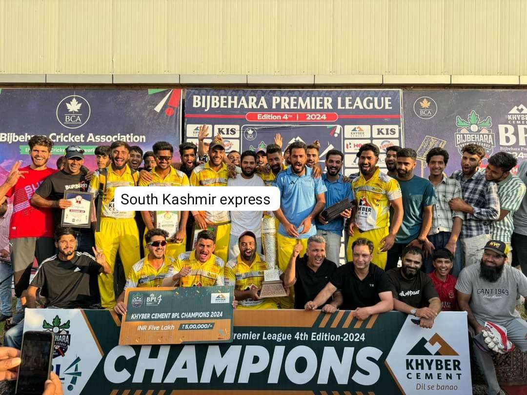 United Imports are unleashed champions of Bijbehara Premier League 2024.