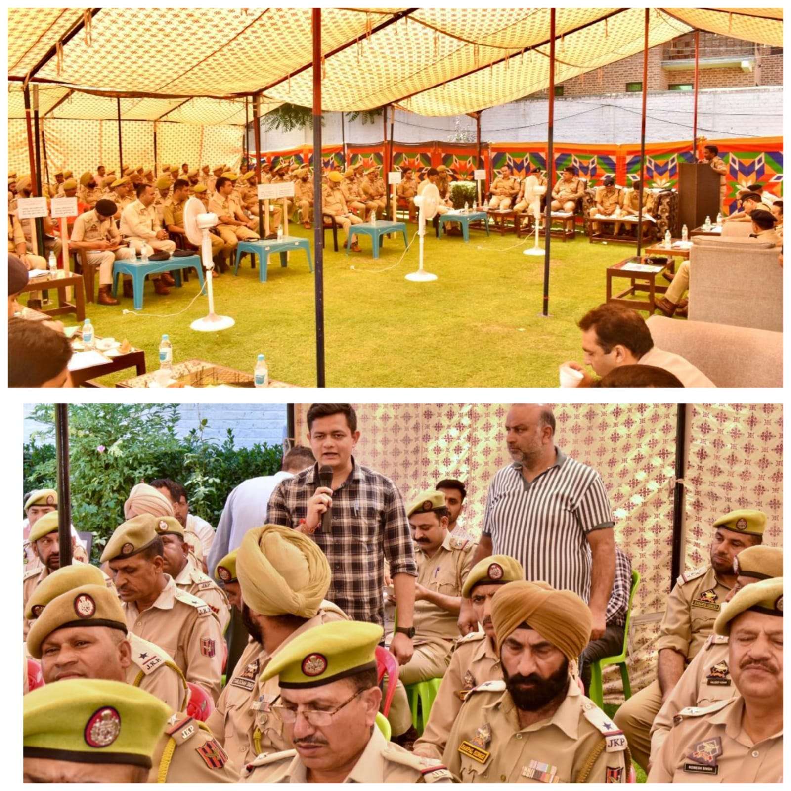 SSP Anantnag Holds Meeting with Officers Ahead of Upcoming Elections