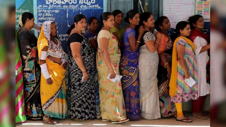 Over 56 % percent voter turnout recorded till 3:00 pm