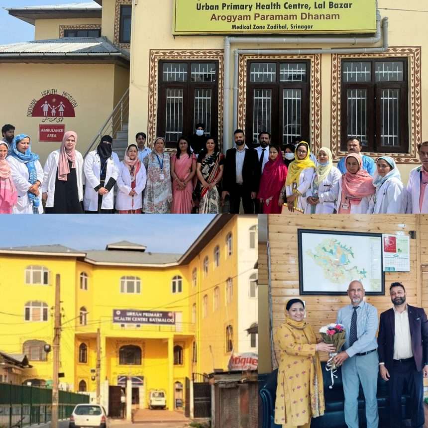 UPHC Lal Bazar, UPHC Batamaloo of Srinagar District awarded Quality Certification under National Quality Assurance Standards