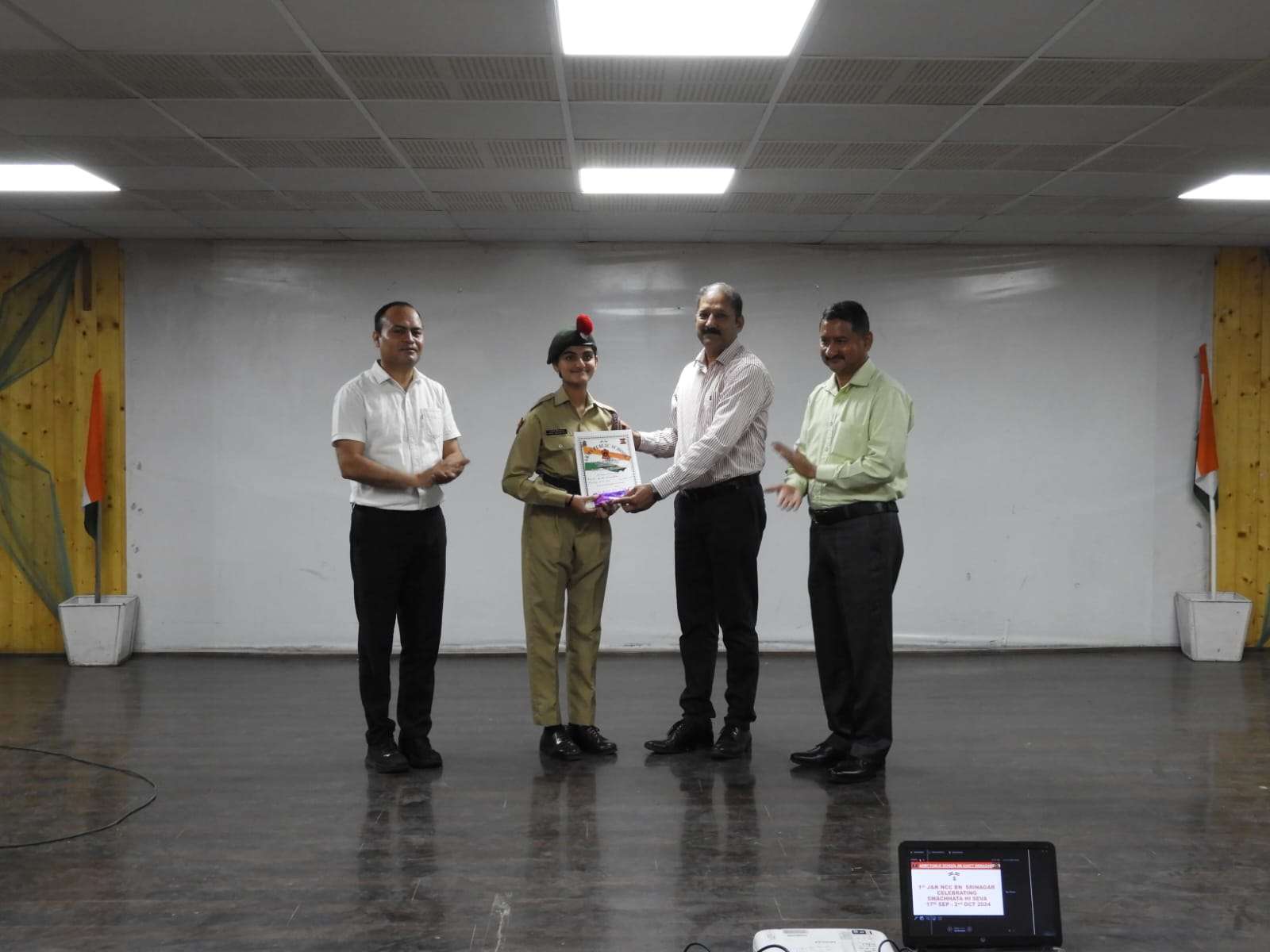 NCC CADETS CELEBRATE “SWACHH BHARAT ABHIYAN