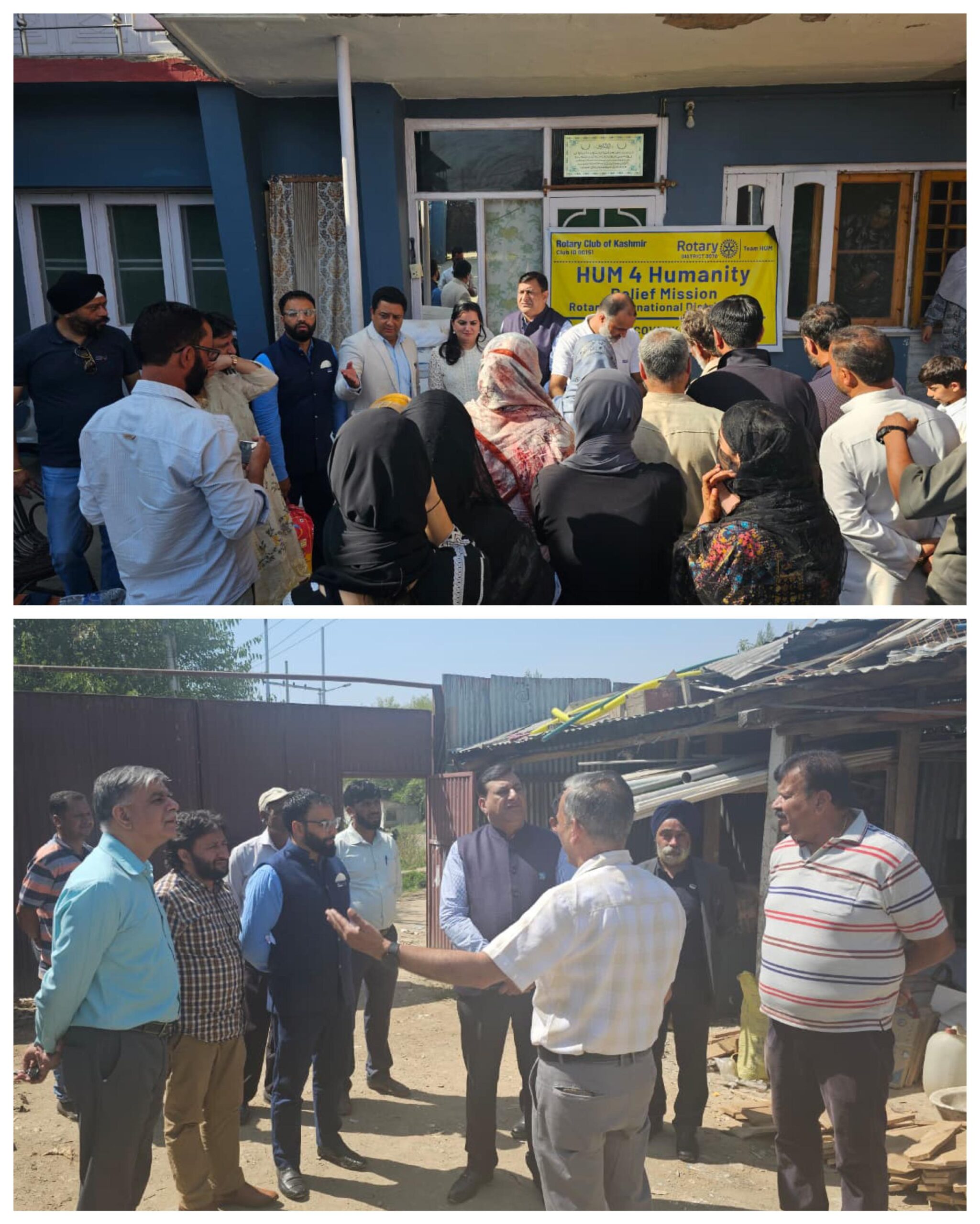 Rotary Club of Kashmir Delivers Critical Aid to Flood Victims, Highlights Global Mission of Service